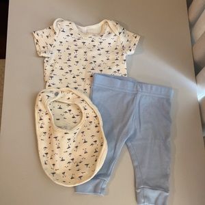 Starting Out Sailboat 3-Piece Outfit | 3mo